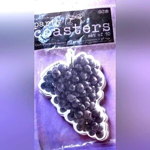 Grape Party Coasters